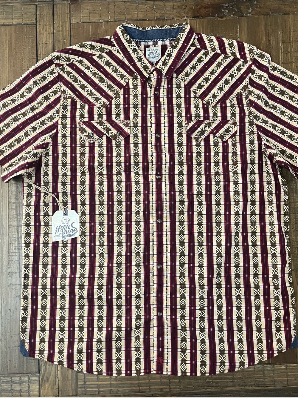 Moonshine Spirit by Brad Paisley Men’s XXL NWT Southwestern Pearl Snap Western